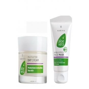 LR Aloe Vera Nemlendirici Gündüz Kremi + Nemlendirici Cilt Maskesi