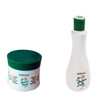 Bebak Acı Badem Kremi Kavanoz 70 ml + Acı Badem Sütü 215 ml