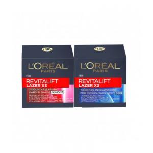 Loreal Revitalift Lazer X3 Gündüz + Gece Kremi