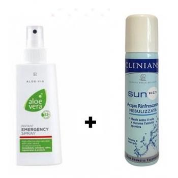 LR Aloe Vera Acil Yardım Spreyi 150 ml + Clinians Nem Spreyi 75 m