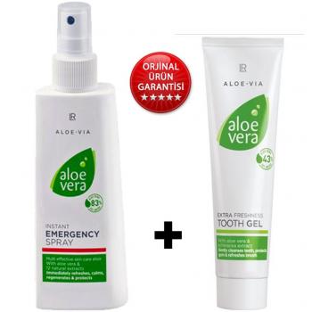 LR Aloe Vera Acil Yardım Spreyi 150 ml + LR Aloe Vera Diş Macunu