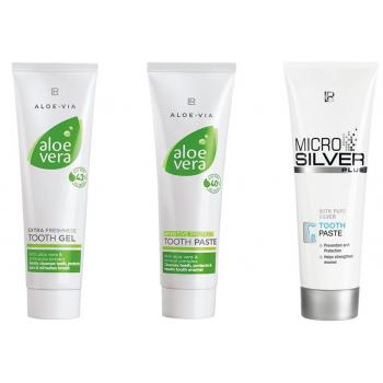 LR Aloe Vera Diş Maunu 2 Adet + LR Microsilver Macun