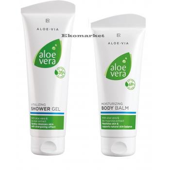 Lr Aloe Vera Duş Şampuanı + Aloe Vera Vücut Nemlendiricisi