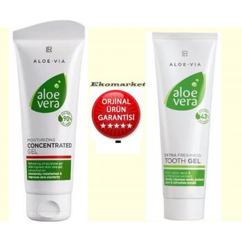 LR Aloe Vera Konsantre Jel 100 ml + LR Aloe Vera Jel Diş Macunu