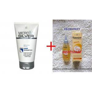 LR Microsilver Plus Kepek Şampuan + Keranove Kepek Giderici Jel