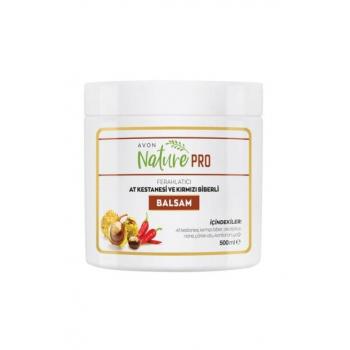 Avon Nature Pro At Kestanesi ve Kırmızı Biberli Balsam (Masaj Jeli) 500 ml