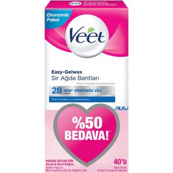 VEET SİR AĞDA BANDI HASSAS CİLTLER İÇİN 40 'LI