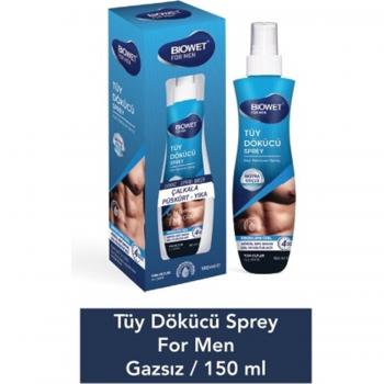 BIOWET ERKEK TÜY DÖKÜCÜ SPREY 150 ML