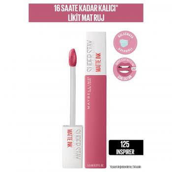 Maybelline New York Super Stay Matte Ink Likit Mat Ruj - 125