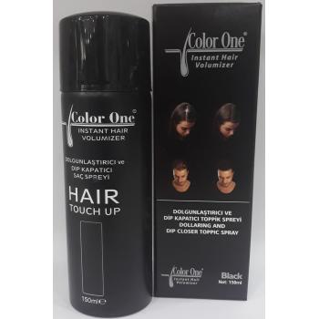 Color One  Dolgunlaştırıcı  Ve Dip Kapatıcı Topik Saç Spreyi Siyah 150 ml