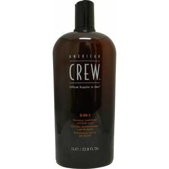 American Crew 3 In 1 Erkek Şampuan Saç Kremi Vücut Jeli 1000 ML