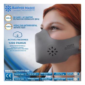 Antimikrobiyal Yıkanabilir Gerçek Koruyucu Bariyer Maske