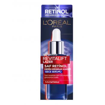 Loreal  Revitalift Lazer Derin Kırışık Karşıtı Saf Retinol Gece Serumu 30 ml