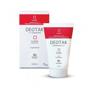 Deotak Normal Ciltler Için Klasik Krem Deodorant 35ml