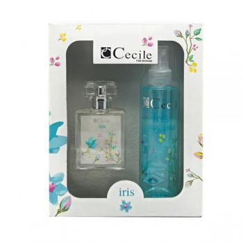 Cecile Kadın Edt Iris Parfüm  55 Ml + Body Mist 150 Ml