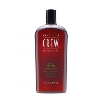 American Crew 3'ü 1 Arada Çay Ağacı Özlü Saç Ve Vücüt Şampuanı 1000 ml