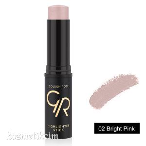 Golden Rose Highlighter Stick Aydınlatıcı 02 Bright Pink