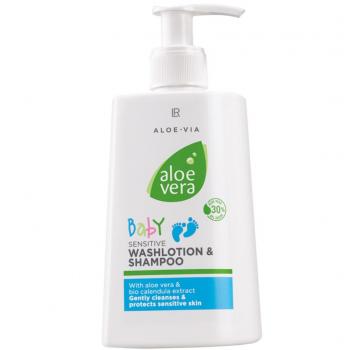 LR Aloe Vera Baby Bebek Hassas Yıkama Losyonu ve Şampuanı 250 ml