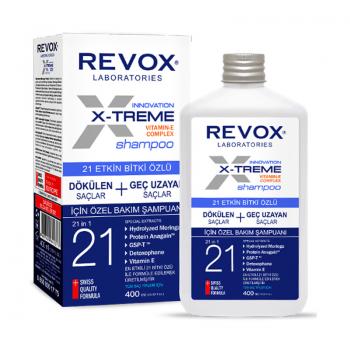 Revox X-treme Dökülen Ve Geç Uzayan Saçlar Için Şampuan 400ml