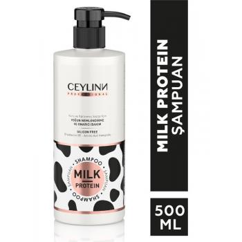 Ceylinn Milk Protein Kuru Ve Yıpranmış Saçlar İçin Silikonsuz Şampuan  500 ml