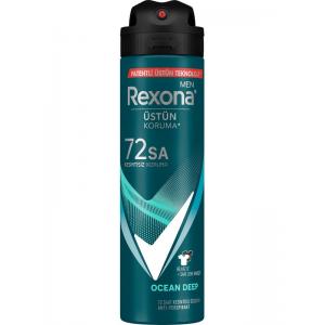 Rexona Men Erkek Sprey Deodorant Invisible Ocean Deep 72 Saat Kesintisiz Üstün Koruma 150 ml