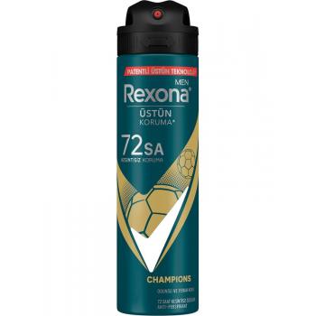 Rexona Men Erkek Sprey Deodorant Champions 72 Saat Kesintisiz Üstün Koruma 150 ml