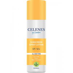 Celenes  Herbal Güneş Koruyucu Losyon Sprey Spf 50+ Koruma Tüm Cilt Tipleri  150 ml