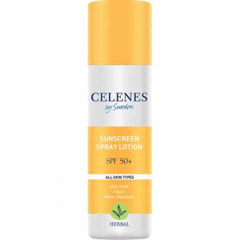 Celenes  Herbal Güneş Koruyucu Losyon Sprey Spf 50+ Koruma Tüm Cilt Tipleri  150 ml