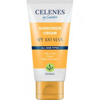 Celenes By Sweden Herbal Güneş Koruma Kremi Spf 100 Max  Tüm Cilt Tipleri 50 ml