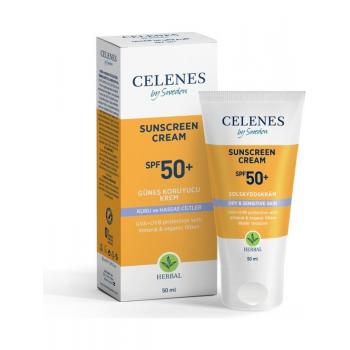 Celenes Herbal Güneş Kremi Kuru ve Hassas Ciltler 50 Spf 50 ml