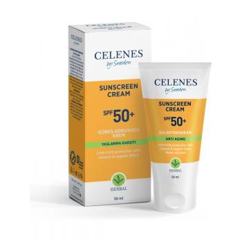 Celenes By Sweden Celenes Herbal SPF50+ Yaşlanma Karşıtı Güneş Kremi 50 ml