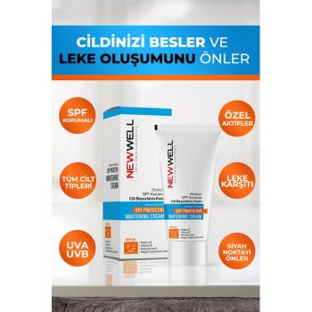 Newwell Besleyici Spf Korumalı Cilt Beyazlatıcı Krem 50ML