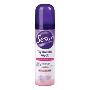 Sesu Tüy Dökücü Köpük Hassas Ciltler İçin 150 ml