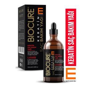 Biocure  Keratin Saç Bakım Yağı / E Vitamini Katkılı 100 ml.